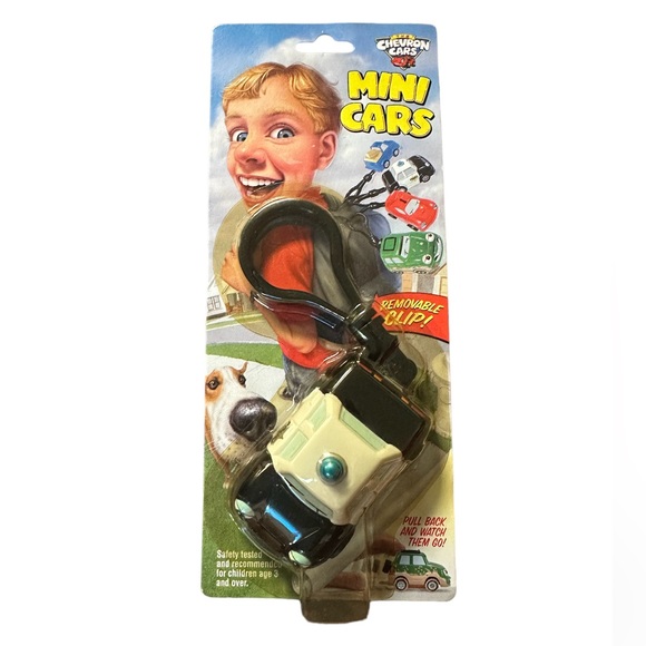 Vintage Chevron Mini Cars with removable clip - Picture 1 of 3